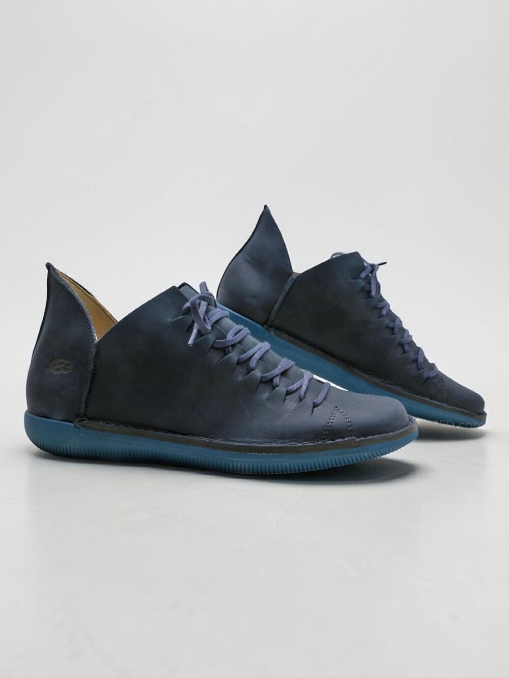 Loints of Holland Natural "Nieuwvliet" (Style 68066) lace-up leather shoes.
